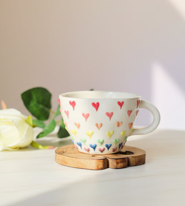 [7864439472216] Embossed “Dil se” Cappuccino Mug