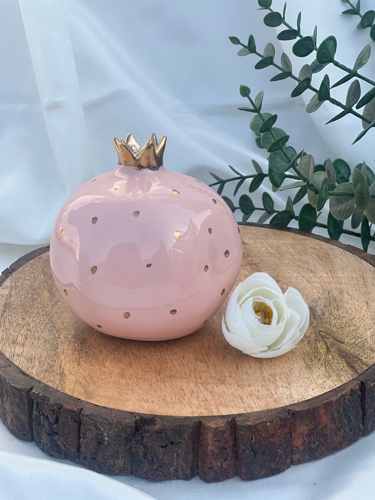 [8036182196312] Pink Pomegranate Bud Vase