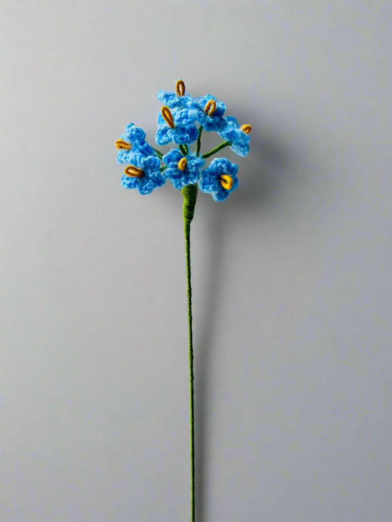 [8388978704472] Crochet Forget-Me-Nots