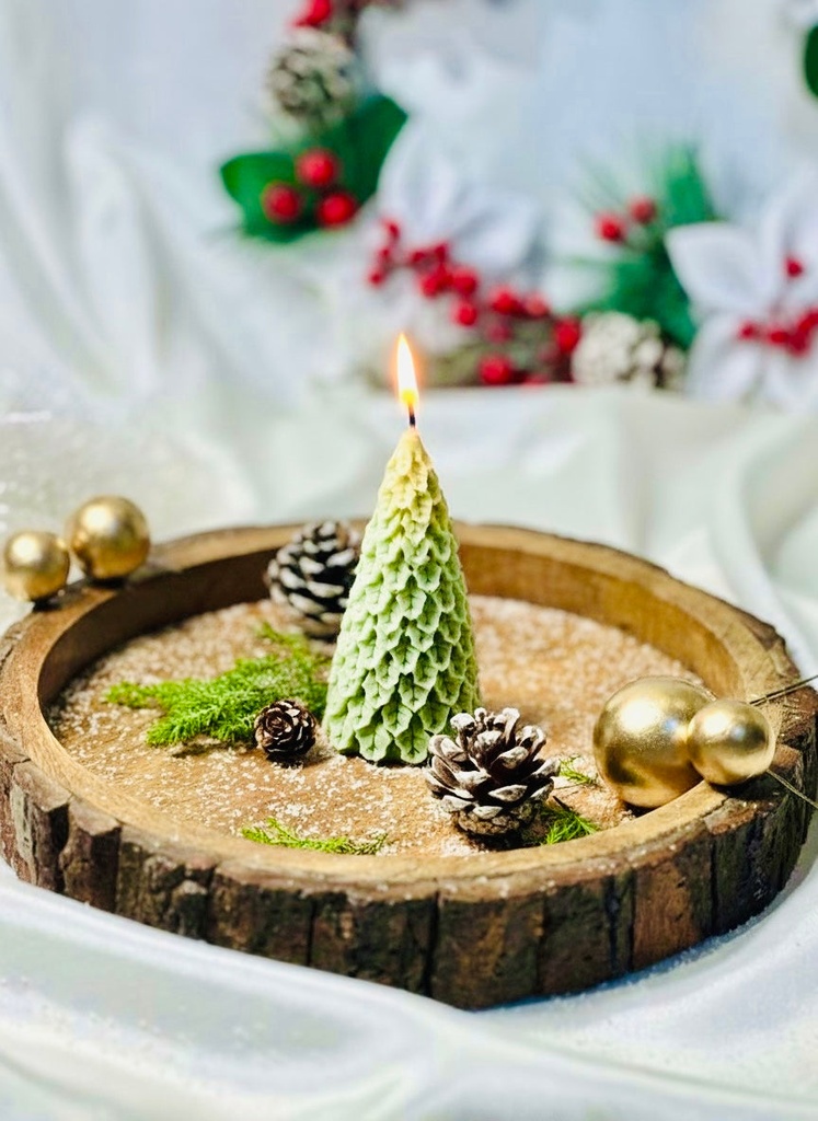 [8552811921496] Christmas Candles (Scented, Soy)
