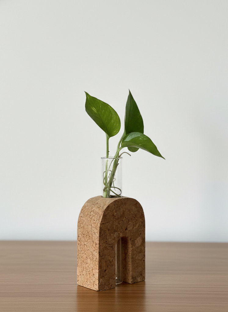 [8639537152088] Cork Tabletop Propagation Planter
