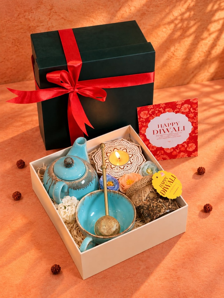 Chai-Nama (Neel) – Blue Tea Gift Hamper