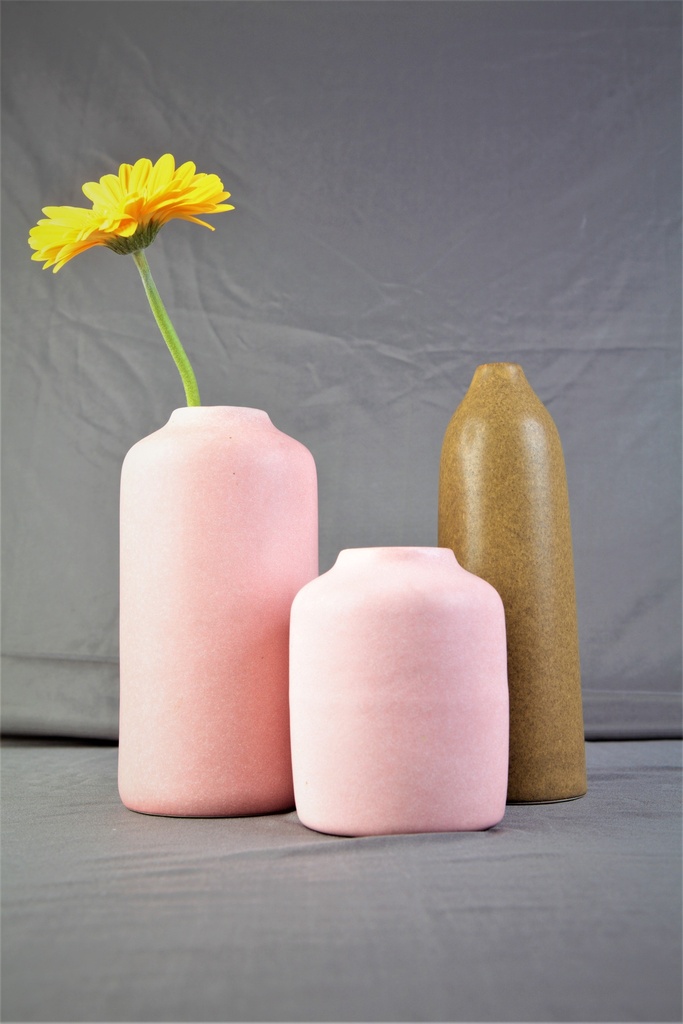 Pink Ceramic Vase Combo III