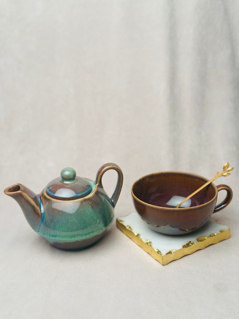 One-Person Stackable Kettle & Mug