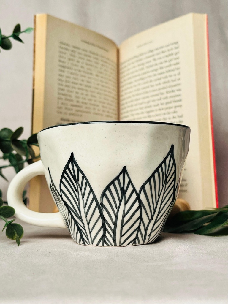 [7525955076184] Tranquil Leaves Mug