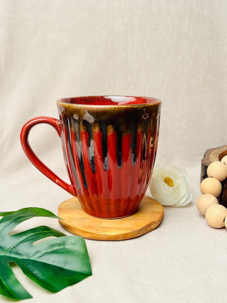 Red Happy Mug